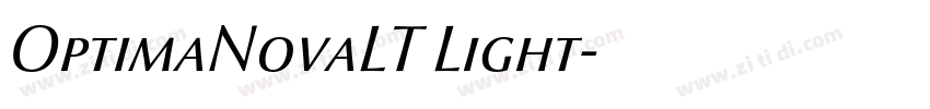 OptimaNovaLT Light字体转换 OptimaNovaLT Light字体转换